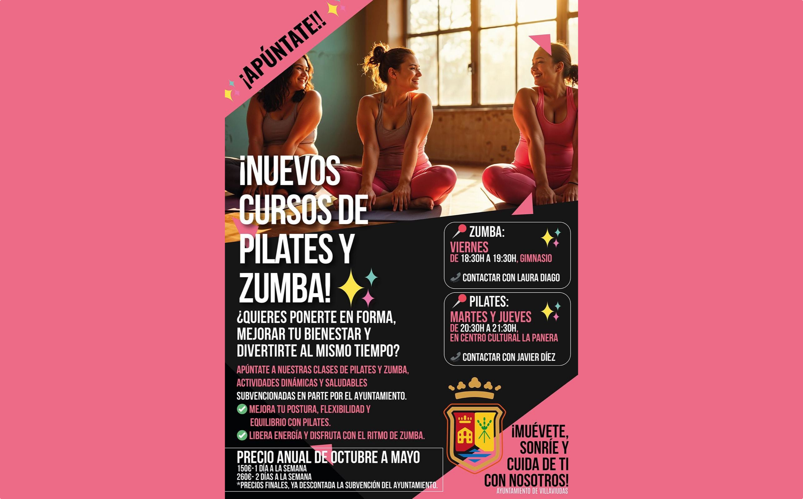 ¡Muévete, sonríe y cuida de ti con nosotros!