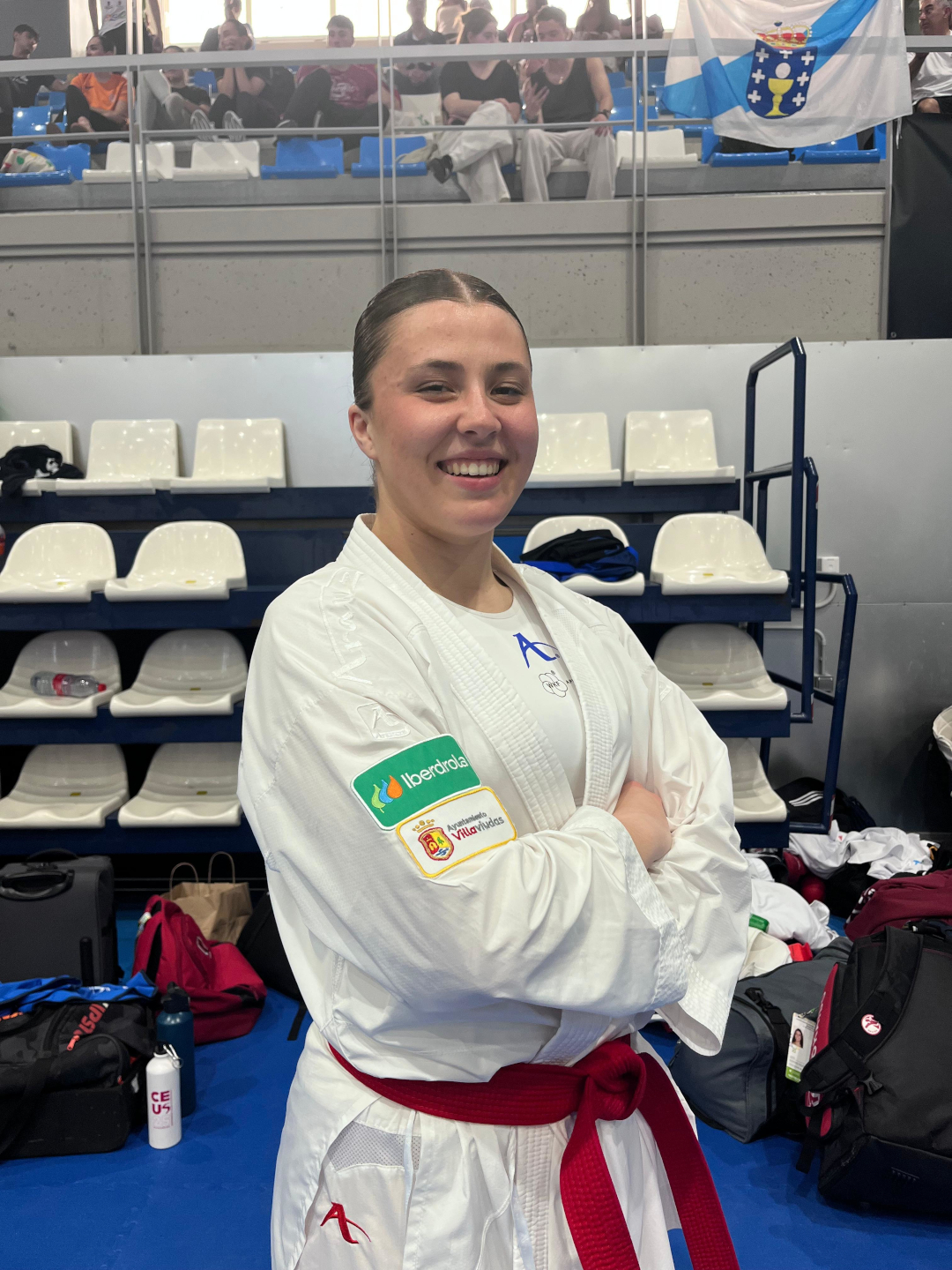 Villaviudas felicita a Sara Atienza, subcampeona de España universitaria de karate