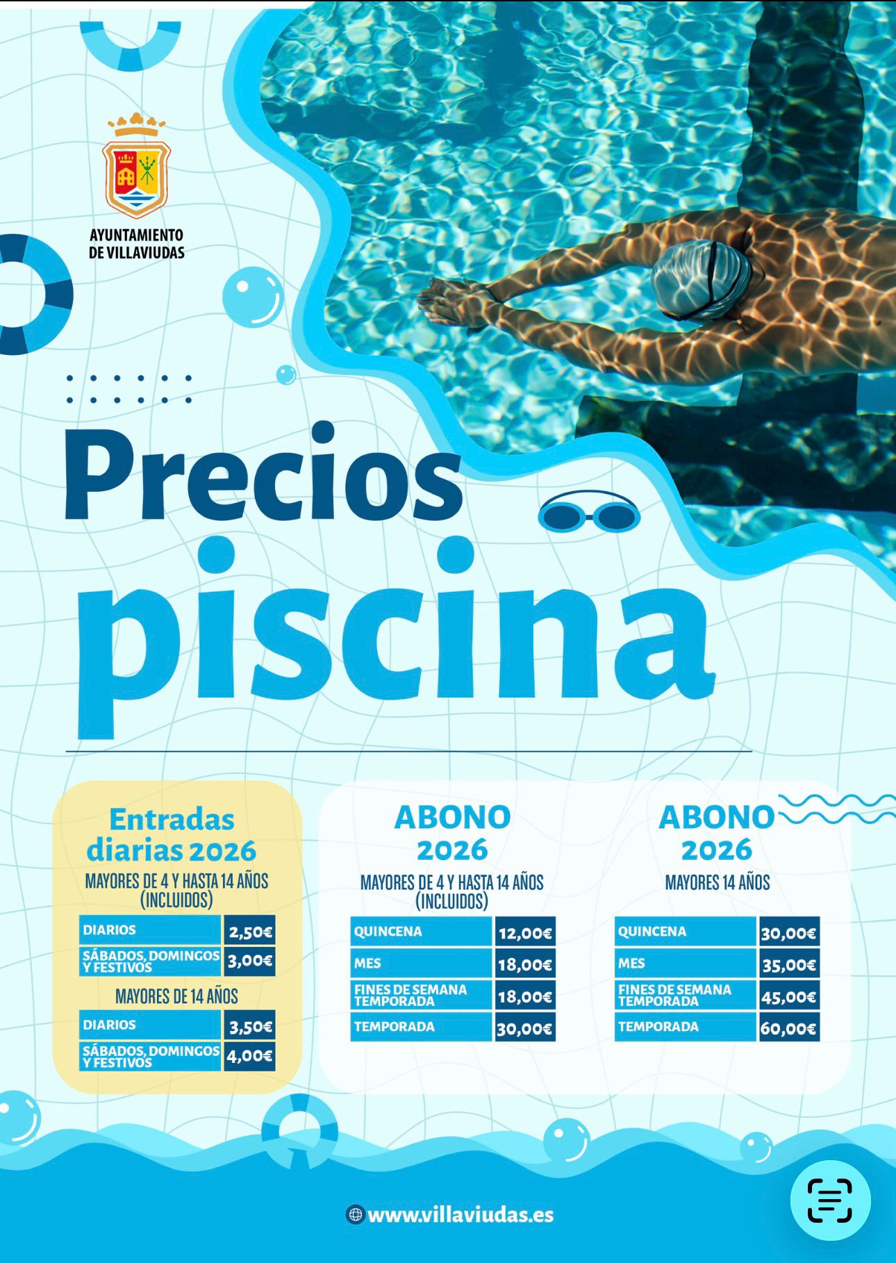 ¡Este verano, la piscina de Villaviudas te espera!